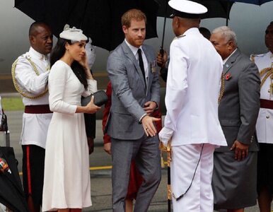 Miniatura: Księżna Meghan i książę Harry na Fidżi....