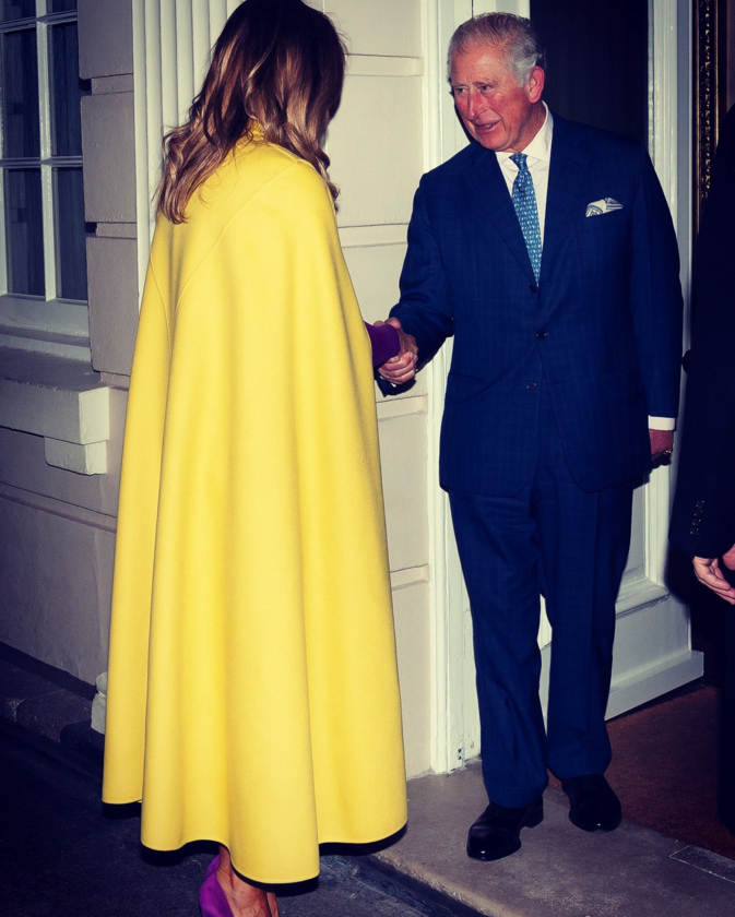 Melania Trump i książę Karol 