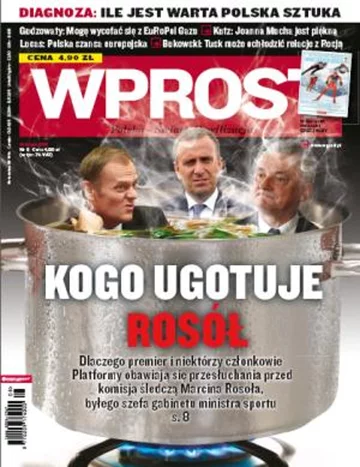 Okładka tygodnika Wprost nr 8/2010 (1412)