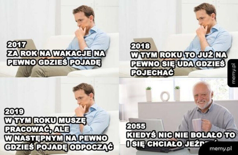 Minęła połowa wakacji. Internauci publikują memy 