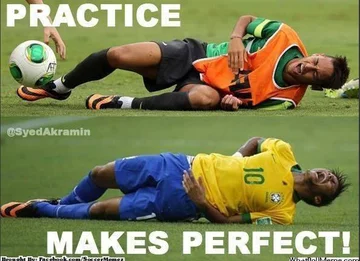 Trening czyni mistrza! 