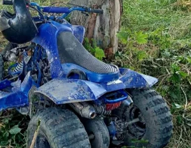 Miniatura: Groźny wypadek na quadzie. Niedaleko...