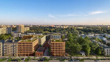 Dawna Fabryka Perun przy ul. Grochowskiej przejdzie rewitalizację. Cztery historyczne hale zostaną zachowane i&nbsp;otrzymają nowe funkcje. Projekt WWAA