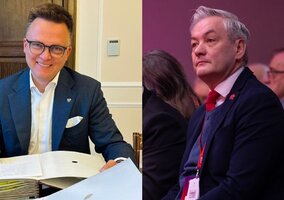 Miniatura: Biedroń uderzył w Hołownię. Nawiązał do...