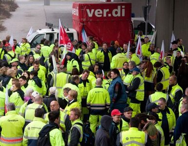 Miniatura: Niemcy: strajki ostrzegawcze na lotniskach...