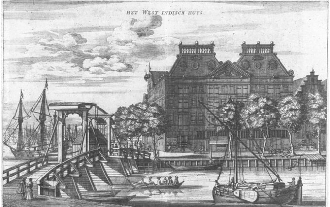 Siedziba Kompanii Zachodnioindyjskiej w Amsterdamie w 1655 r.