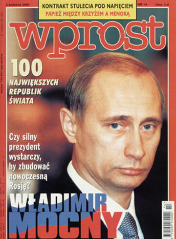 Okładka tygodnika Wprost nr 14/2000 (905)