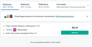 Promocyjny lot