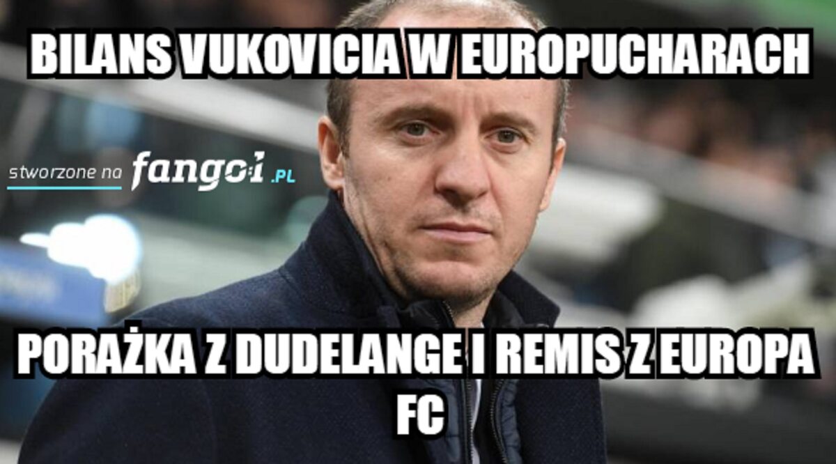 Legia remisuje z drużyną Europa FC. Internauci tworzą memy 