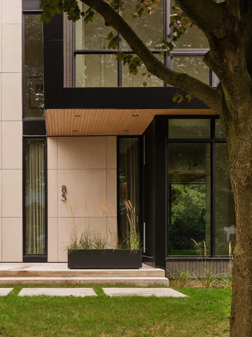 Minimalistyczny dom dla młodej rodziny, projekt LN Studio 