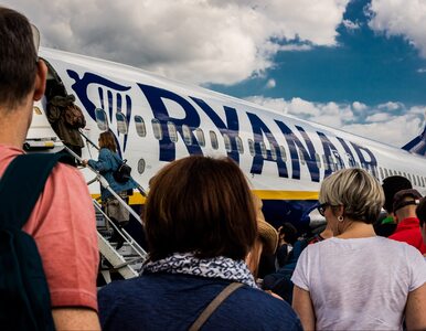 Miniatura: Pasażerka Ryanaira ucierpiała przy...