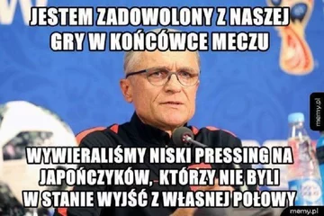Adam Nawałka odchodzi z reprezentacji Polski - mem 