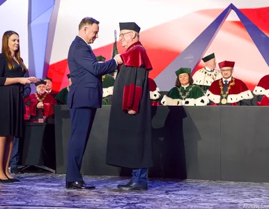 Miniatura: Andrzej Duda opowiedział dowcip o rektorze...