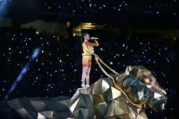 Katy Perry podczas Super Bowl (fot.NFL.com)