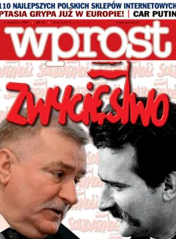 Okładka tygodnika Wprost nr 35/2005 (1187)