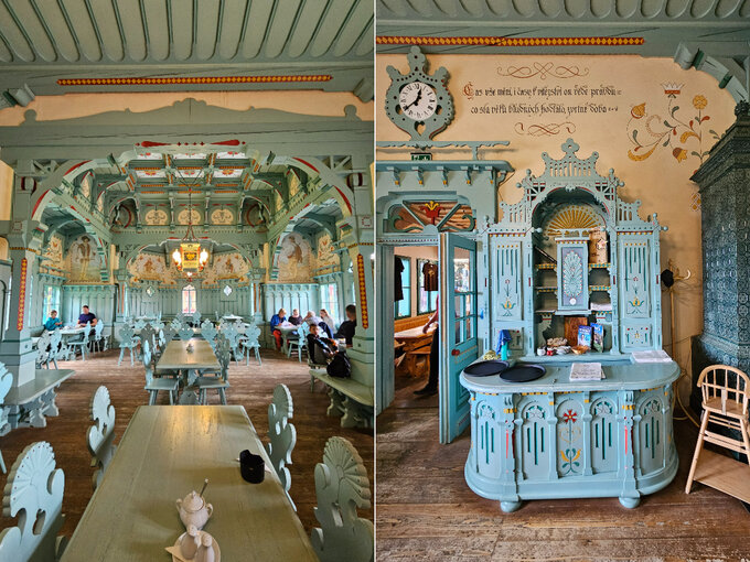 W restauracji Libusin