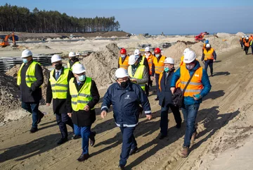 Przekop Mierzei Wiślanej. Stan prac na 10 marca 2021r. 