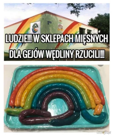 Mem po wypowiedzi Jana Kanthaka o sklepach mięsnych dla środowisk LGBT 