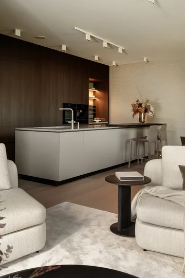 Apartament pokazowy w inwestycji Koncept Bluszczańska III w Warszawie, projekt wnętrz: mow.design 