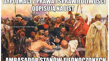 Memy z abasador USA w roli głównej 