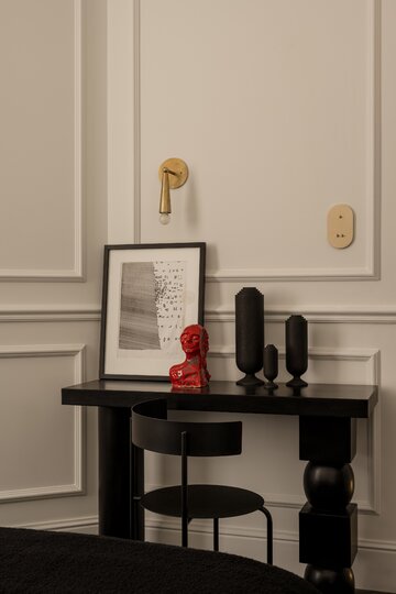 Małe mieszkanie w łódzkiej kamienicy, projekt  Piotr Łucyan 