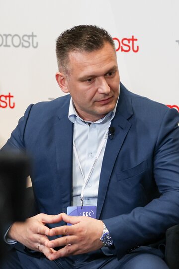 Damian Ściepko, prezes zarządu sp&oacute;łki EV Volta