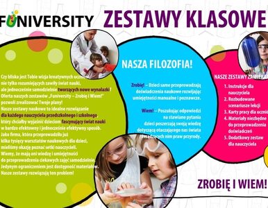 Miniatura: Zestawy naukowe Funiversity dla szkół