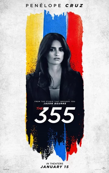 Plakat filmu „The 355” (2021) 