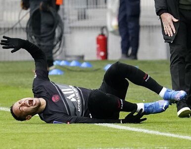 Miniatura: Neymar zszedł z boiska z kontuzją. Później...