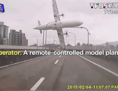 Miniatura: Katastrofa samolotu na Tajwanie. Pilot...