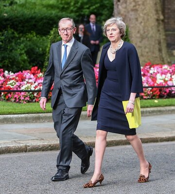 Theresa May z&nbsp;mężem Philipem