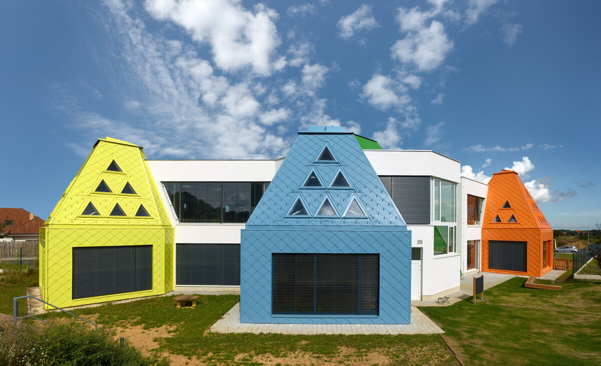Kolorowe przedszkole, projekt David Kraus Linka, David Kraus, przedszkole
