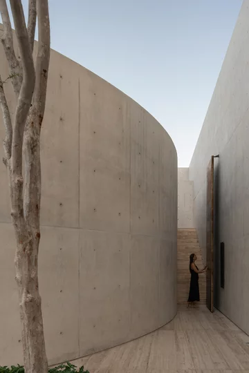 Betonowa Casa Tao w Meksyku, projekt HW Studio