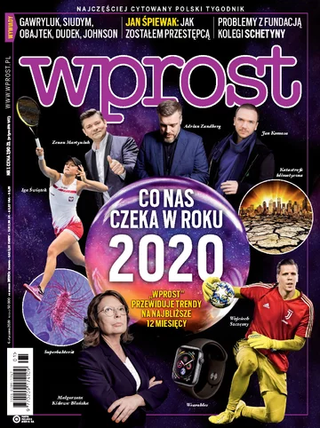 Okładka tygodnika Wprost nr 1/2020 (1917)