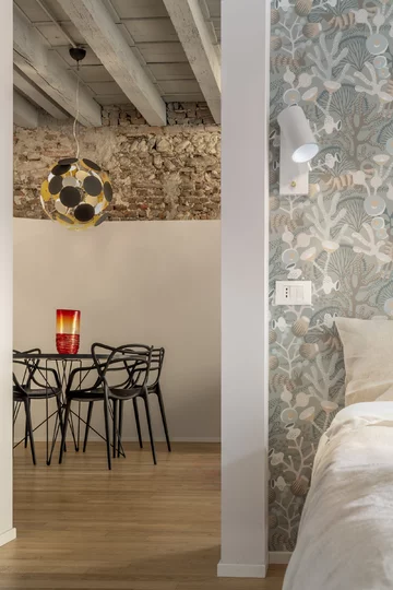 Loft we włoskim palazzo, projekt Alessandro Preda Linka, palazzo, loft