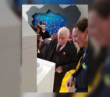 Lech Wałęsa z wizytą w Danii 