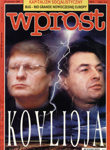 Okładka tygodnika Wprost nr 4/1999 (843)