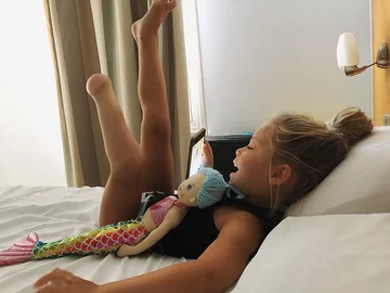 Penny po amputacji lewej nogi 