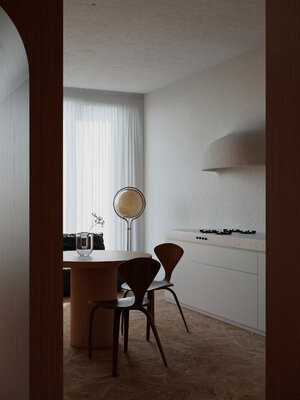 Miniatura: Małe mieszkanie w bloku, projekt Hi Atelier