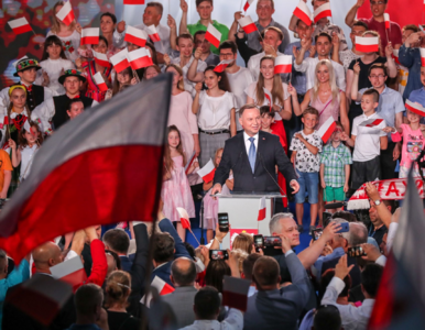 Miniatura: Andrzej Duda komentuje sondażowe wyniki...