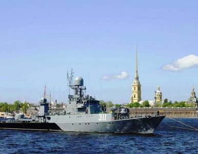 Miniatura: Trzy rosyjskie okręty w pobliżu granic Łotwy
