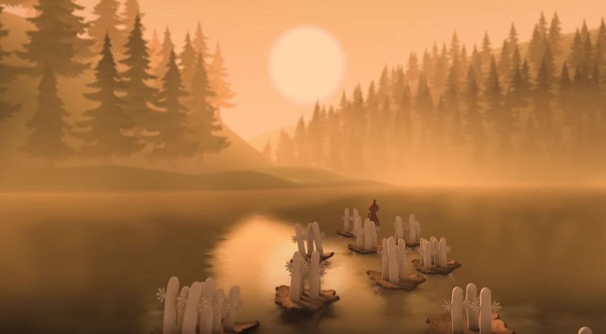 Kadr z serialu 3D „Moominvalley” („Dolina Muminków”) 