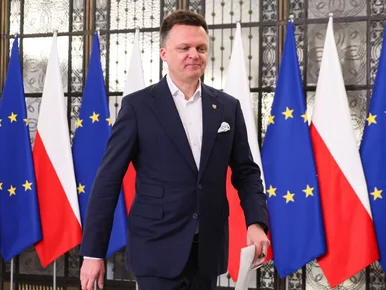 Miniatura: Hołownia zabrał głos po&nbsp;spotkaniu...