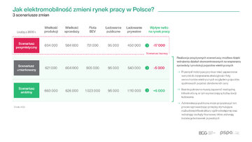 Zmiany na&nbsp;rynku pracy z&nbsp;powodu rozwoju elektromobilności