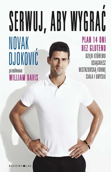 Książka "Serwuj, aby&nbsp;wygrać". Novak Djokivić.