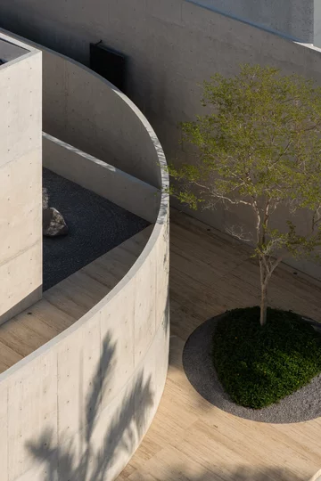 Betonowa Casa Tao w Meksyku, projekt HW Studio