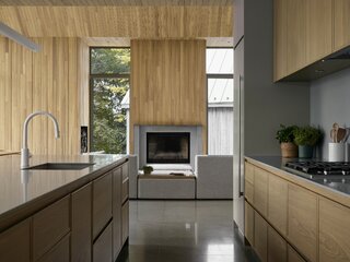 Minimalistyczny dom na klifie, projekt Matière Première Architecture
