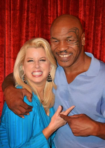 Rita Cosby i Mike Tyson 