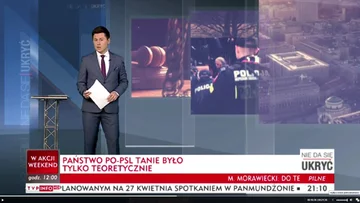 Paski informacyjne w TVP Info 