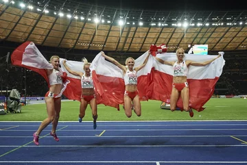 Polska sztafeta 4x400 metrów Polki zdobyły złoto w składzie: Małgorzata Hołub-Kowalik, Iga Baumgart-Witan, Patrycja Wyciszkiewicz i Justyna Święty-Ersetic.